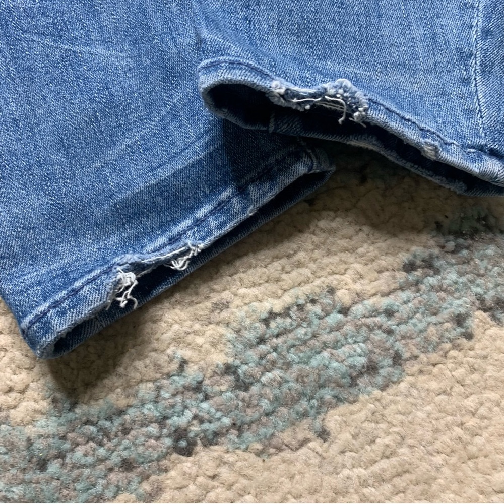 MOTHER Women's Skinny Jeans - Blue - Picture 6 of 11
